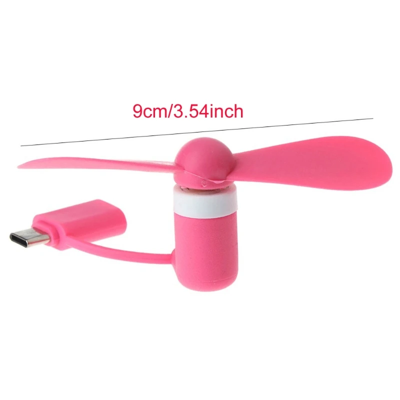Mini ventilateur téléphone portable type-c Micro USB C refroidisseur refroidissement pour les ventilateurs téléphones