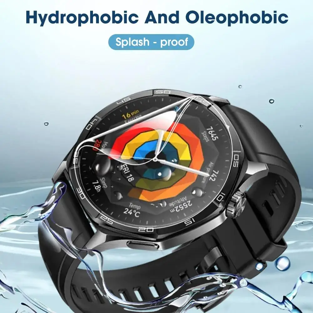 1-5Pcs Hydrogel Screen Protector Film for Huawei Watch GT 4/5/GT5 Pro 46MM Ultra-HD Full Coverage Protective Film Accessories - view 6