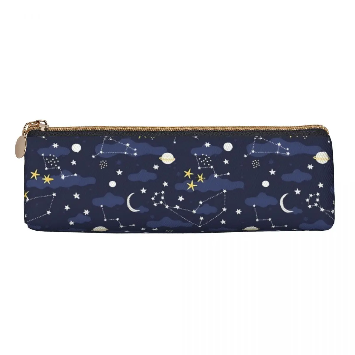 Galaxy Astrology Pencil Case Moon and Stars Girls Boys Vintage Pencil Pouch Back To School Pencil Cases Stationery Gift Idea