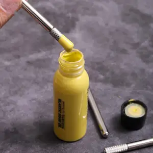 Kenarı deri mürekkep yağ pansuman ceketler renk kenarları bitirme malzemeleri DIY ve el sanatları deri ayakkabı sınırları pigment 30ml balmumu, ayakkabı, deri üzerine 12 büyük satış, №5