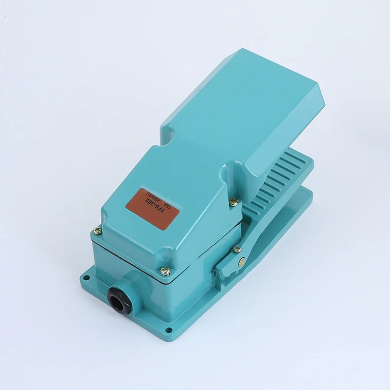 AC 250V 15A Antislip Metal Momentary Industrial Treadle Foot Pedal Switch TFS-302