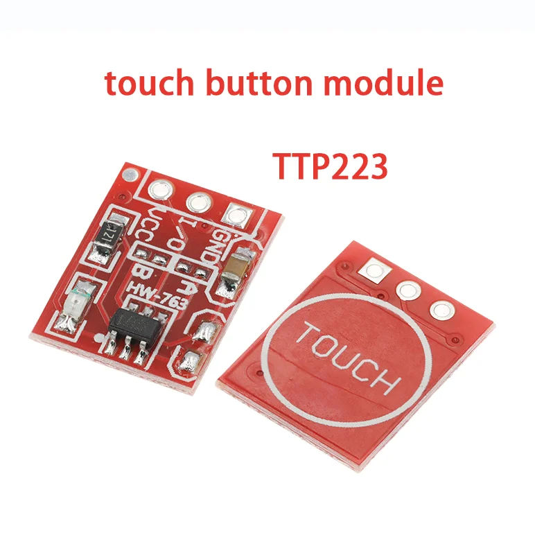 10PCS Touch Button Module Capacitor Type Single Channel Self Locking Touch Switch Sensor TTP223