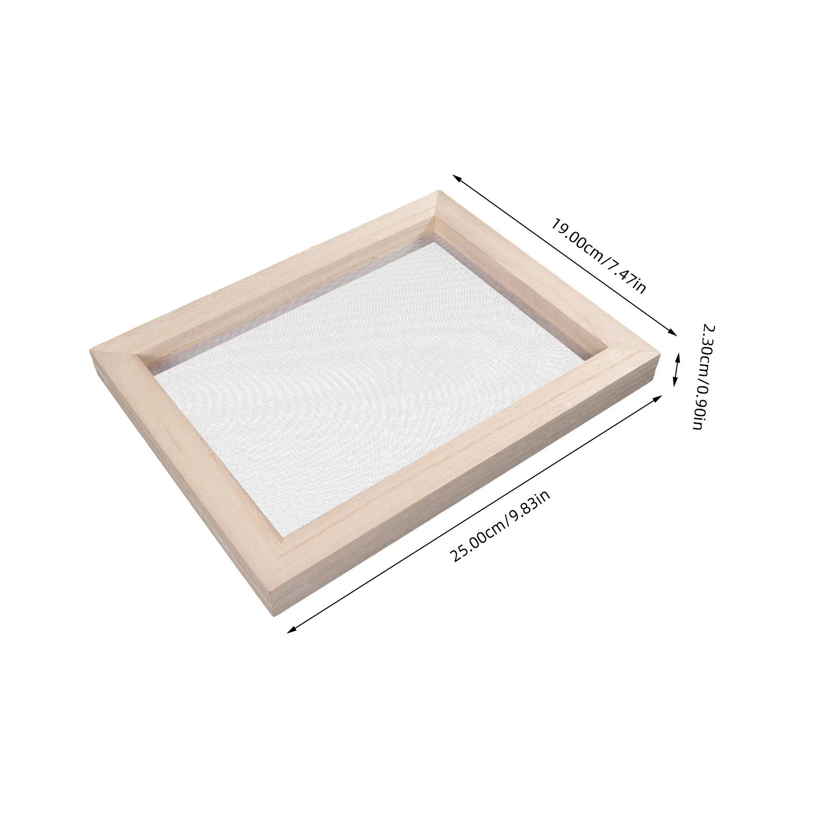 مجموعة صناعة الورق المصنوعة يدويًا للأطفال، إطار خشبي قابل للغسل لطباعة القمصان والحرف اليدوية، إطار صنع الورق