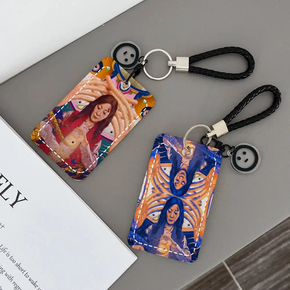 

Everything Everywhere All At Once Card Holde Applicable To Credit Cards Bus Card Rectangular Keychain Protective Cover