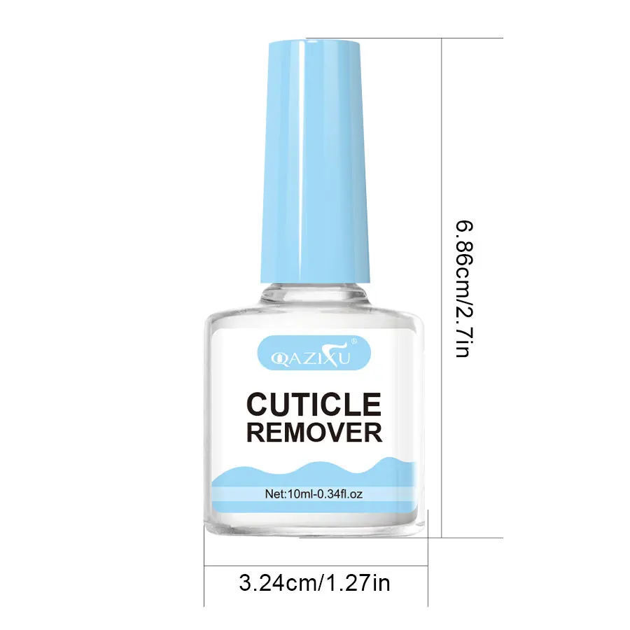 QAZIXU 10ml Nail Care Cuticle Remover Nail Polish for Dead Skin Gel Manicure Treatment Tool or Pedicure Nails Care