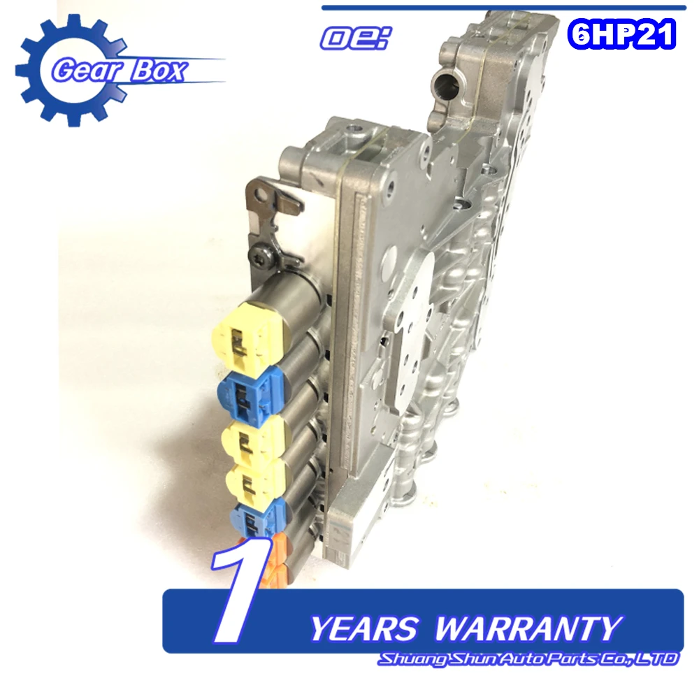 6HP21 6HP28 Transmission Valve Body with 7 Solenoid Valves RWD ZF6HP21 ZF6HP28 for BMW Audi Jaguar