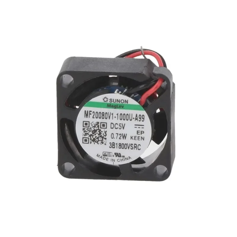 SUNON MF20080V1-1000U-A99 5V 0.72W 2008 2cm Miniature Cooling Fan for Electronics Enclosures and Small Devices