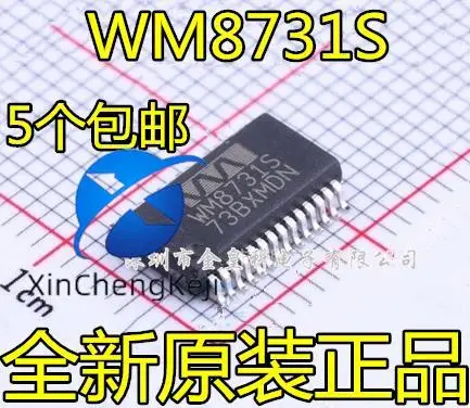 

2pcs original new WM8731SEDS WM8731S codec SSOP28