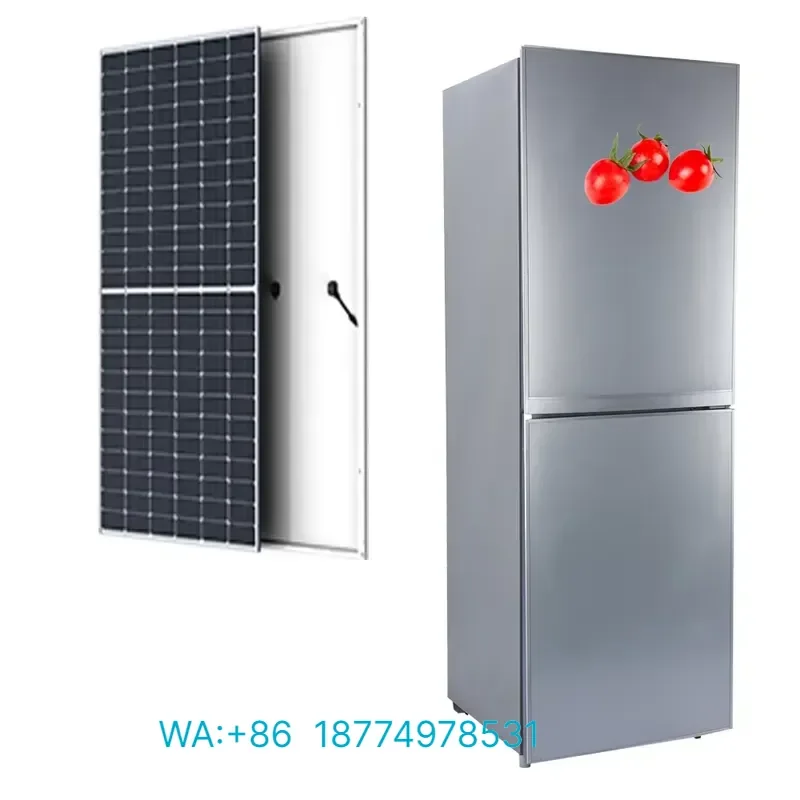 for China Wholesale Double Door Refrigerator 270L Domestic Big Capacity Powered by Solar Energy