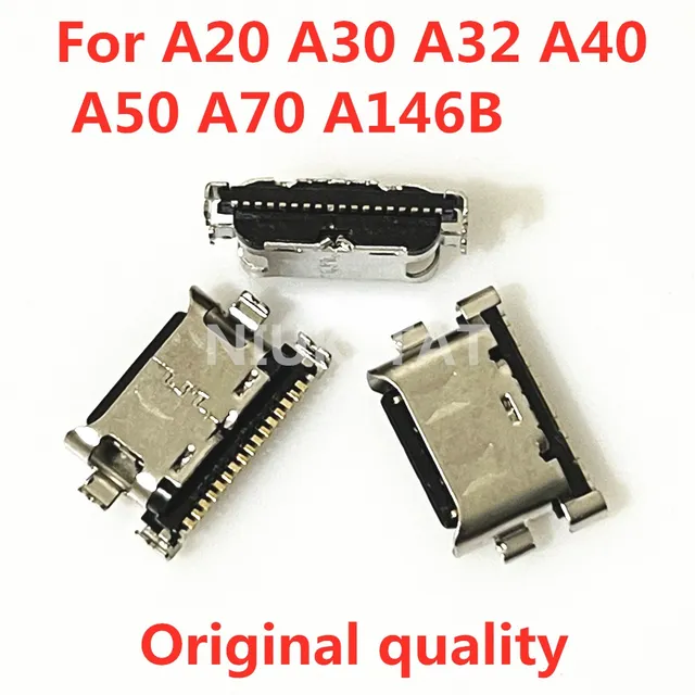 10-100szt Nowe złącze portu ładowania USB Wtyczka 18Pin Do Samsung Galaxy A20 A205F A30 A305F A40 A405F A50 A505F A70 A705F