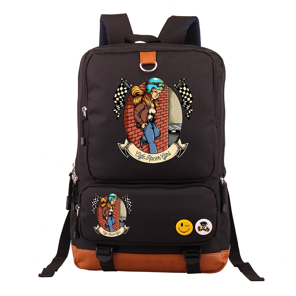 

Girls Large Capacity Backpack 12026 Trendy Laptop Casual Business Travel Student Double Shoulder Bag Cartoon Anime Popular