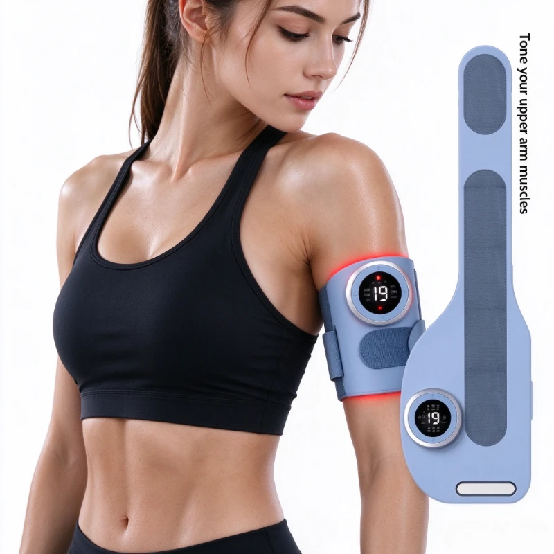 Vibration Swing Portable EMS Microcurrent Arm Slimming Massager, Arm Fat Removal Body Shaper, Thigh and Upper Arm Toning Device