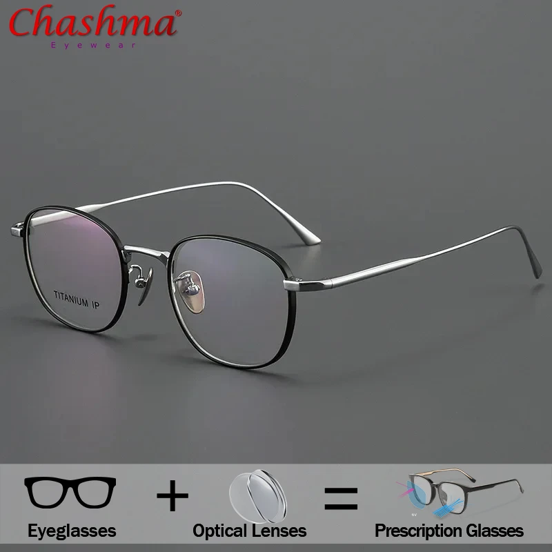 

Oval Titanium Custom Optical Glasses Men Myopia 1.74 Prescription Eyeglasses Vintage Multifocal Bifocal Progressive Eyewear 2025