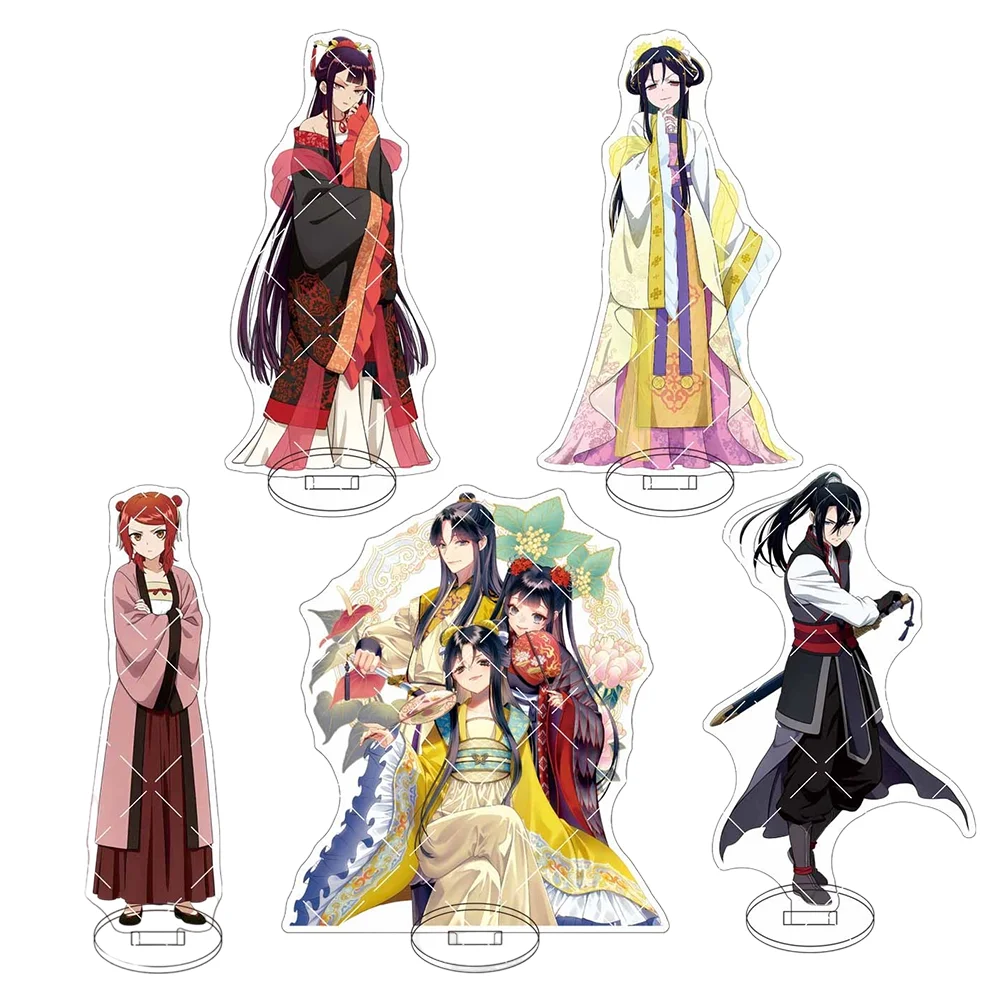 Futsutsuka Na Akujo 15cm Acrylic Stand Keychain ‘Keigetsu Shu’ Double Sided Anime Desktop Decor Collection Birthday Gift