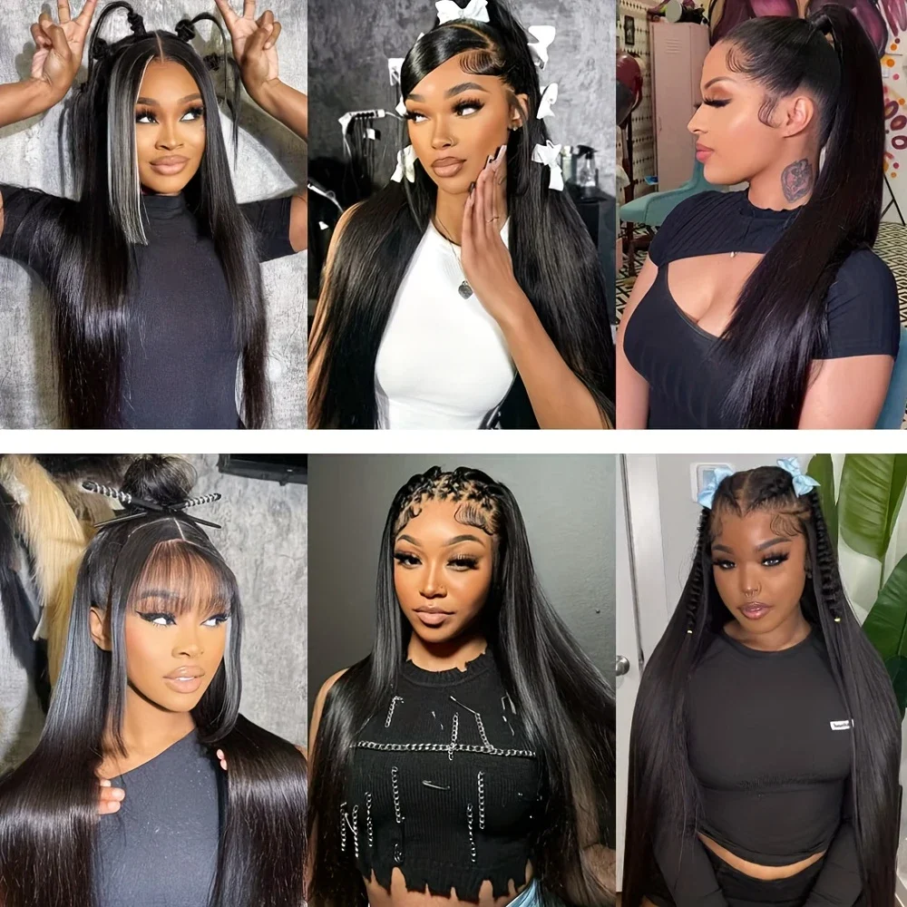 اللون الطبيعي حزم مستقيمة 32 36 38 40 بوصة الشعر حزم الشعر البرازيلي 3/4 قطعة سميكة الطبيعية ريمي 100% خصلات الشعر المستعار الإنسان