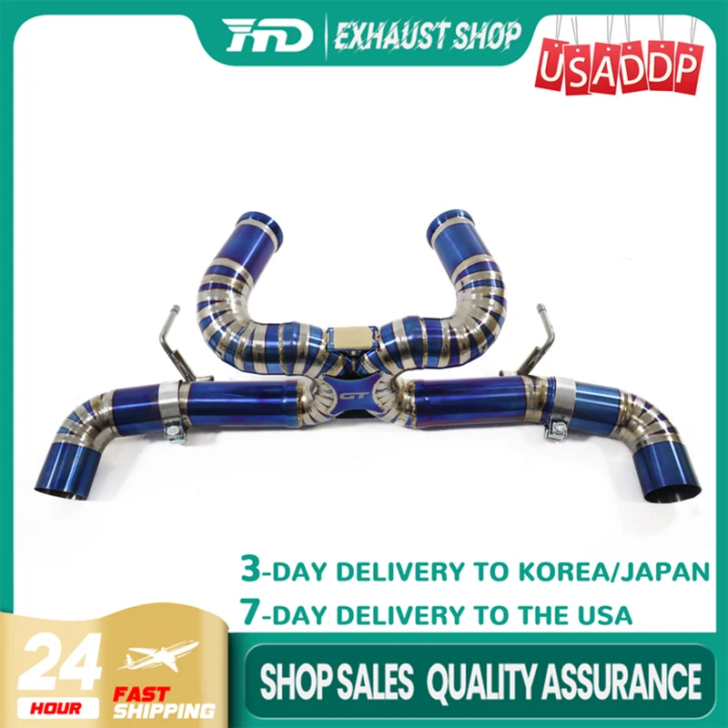 

HMD Exhaust Catback for McLaren GT Ti Without Valve TIG manual welding Today's Specials 3-7 days Delivery
