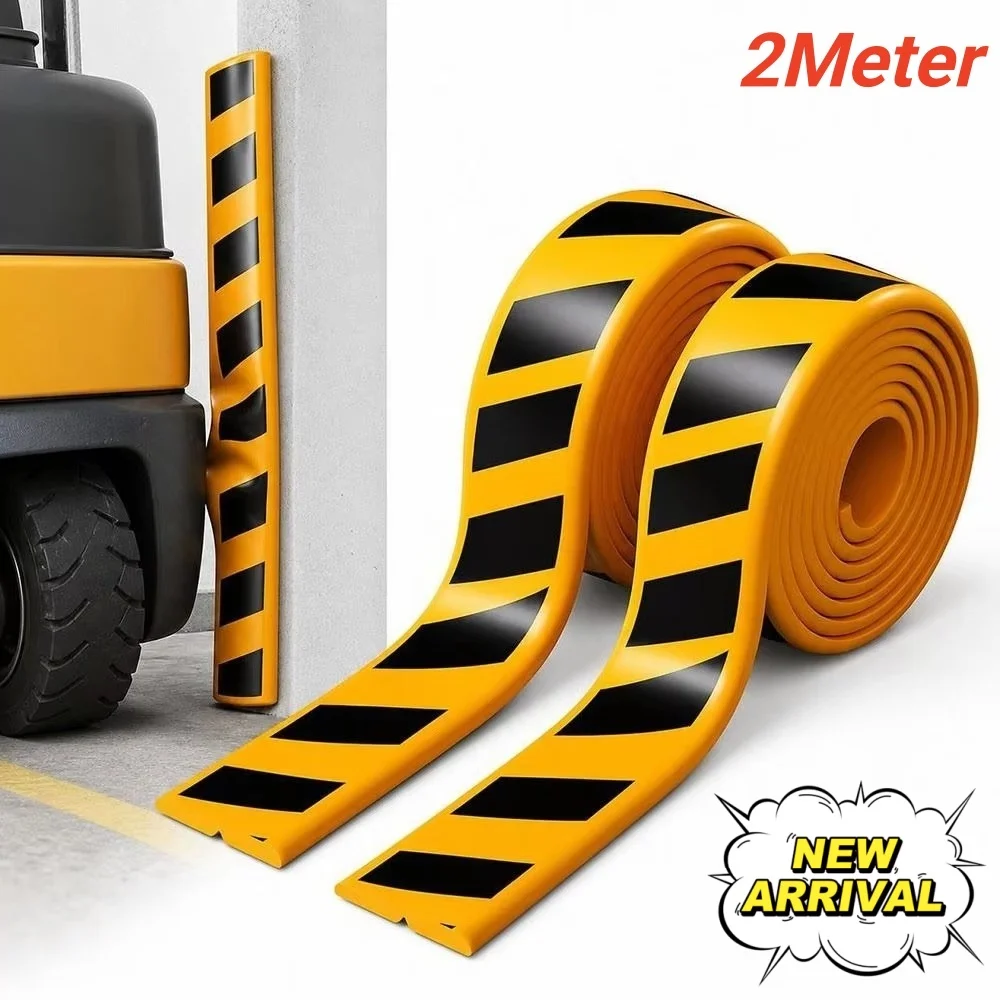 2M Thicken Garage Wall Guard Anti-collision Pad Car Door Protector Foam Edge Bumper Self-adhesive for Car Decoration Accessories