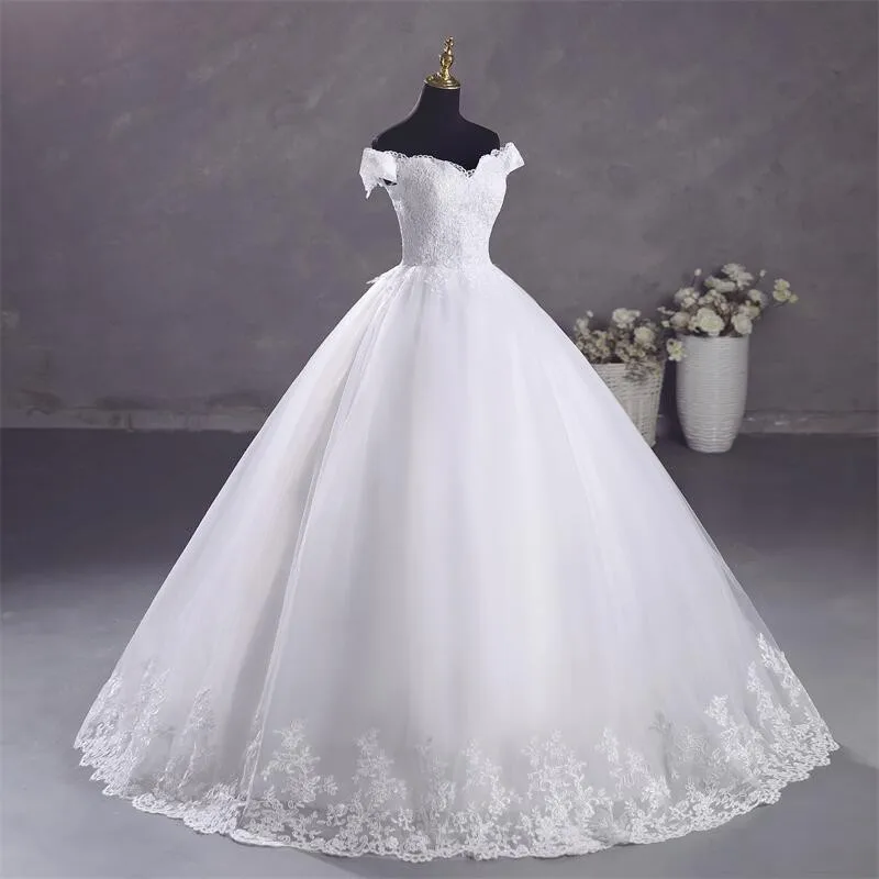 Robe de mariée légère, robe de Rhclassique, robe de mariée grande taille, élégante, hors initiative, photo réelle, nouveau, 2023