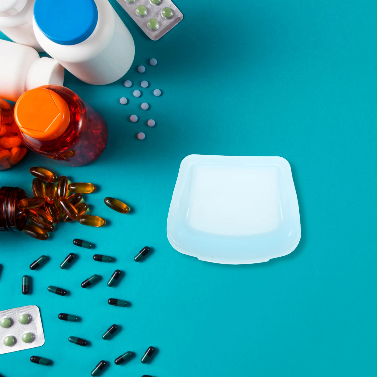 

Portable Pouch Reusable Silicone Pill Pouch Storage Bags Medicine Bag Travel Pill Holder Transparent Resealable
