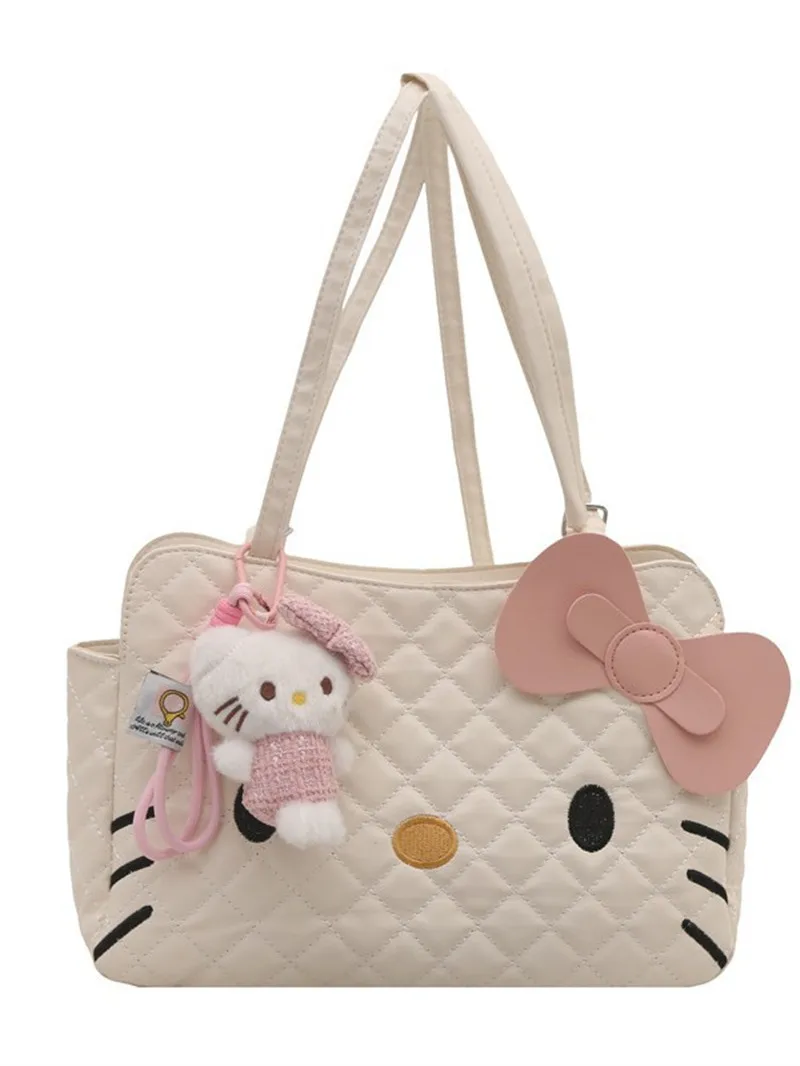 

sanrio Hello Kitty Shoulder Bag Women's Small, High-end, Cute Shoulder Bag Travel, Light and High-value Mummy storage Bag