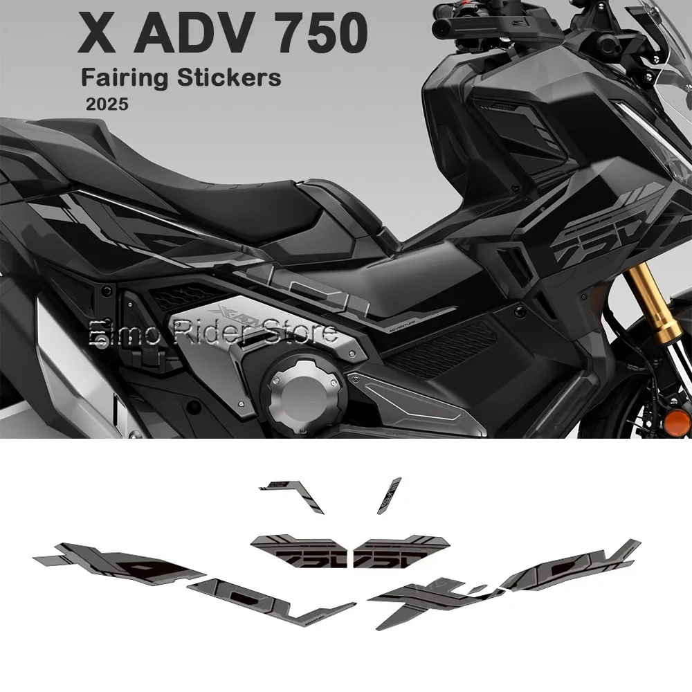 

XADV 750 для Honda X-ADV 750 X ADV 750 2025 модификация аксессуары наклейка на обтекатель мотоцикла наклейка против царапин ПВХ наклейка