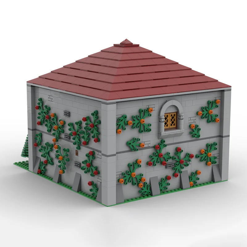 Mittelalterliche Burg Moc Bausteine Die Königsbibliothek Modellbau Technologie Modulare Blöcke Geschenk Weihnachten Spielzeug DIY Montage