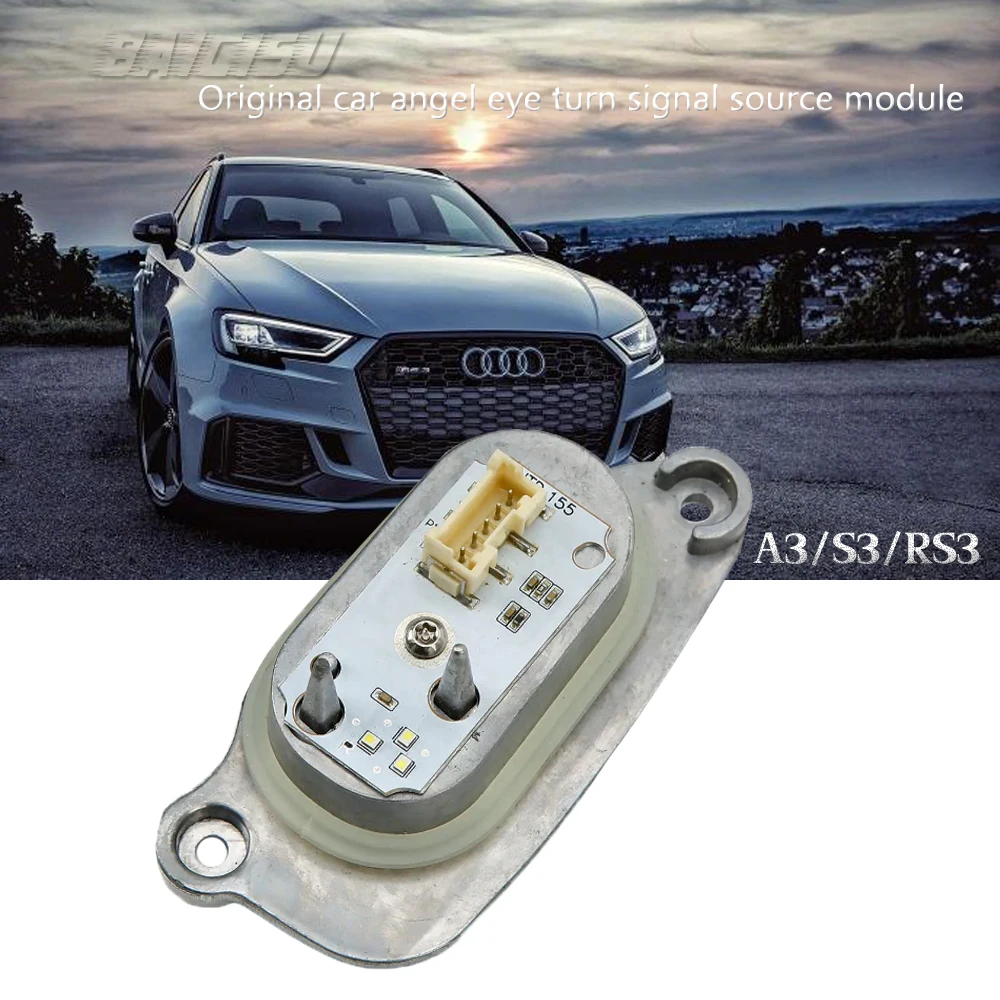 Full LED Headlight Daytime Running Light DRL Turn Signal Diode Control Module OEM 8V0998473 8V0998474 For Audi A3 S3 2017 2018