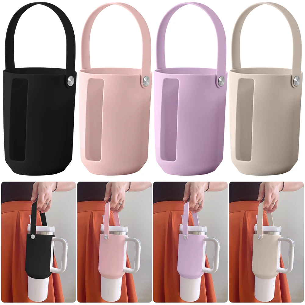Silicone Cup Boot for 40oz Water Bottle Protective Sleeves Non-Slip Cup Sleeve Replaceable Water Bottle Boot Cover