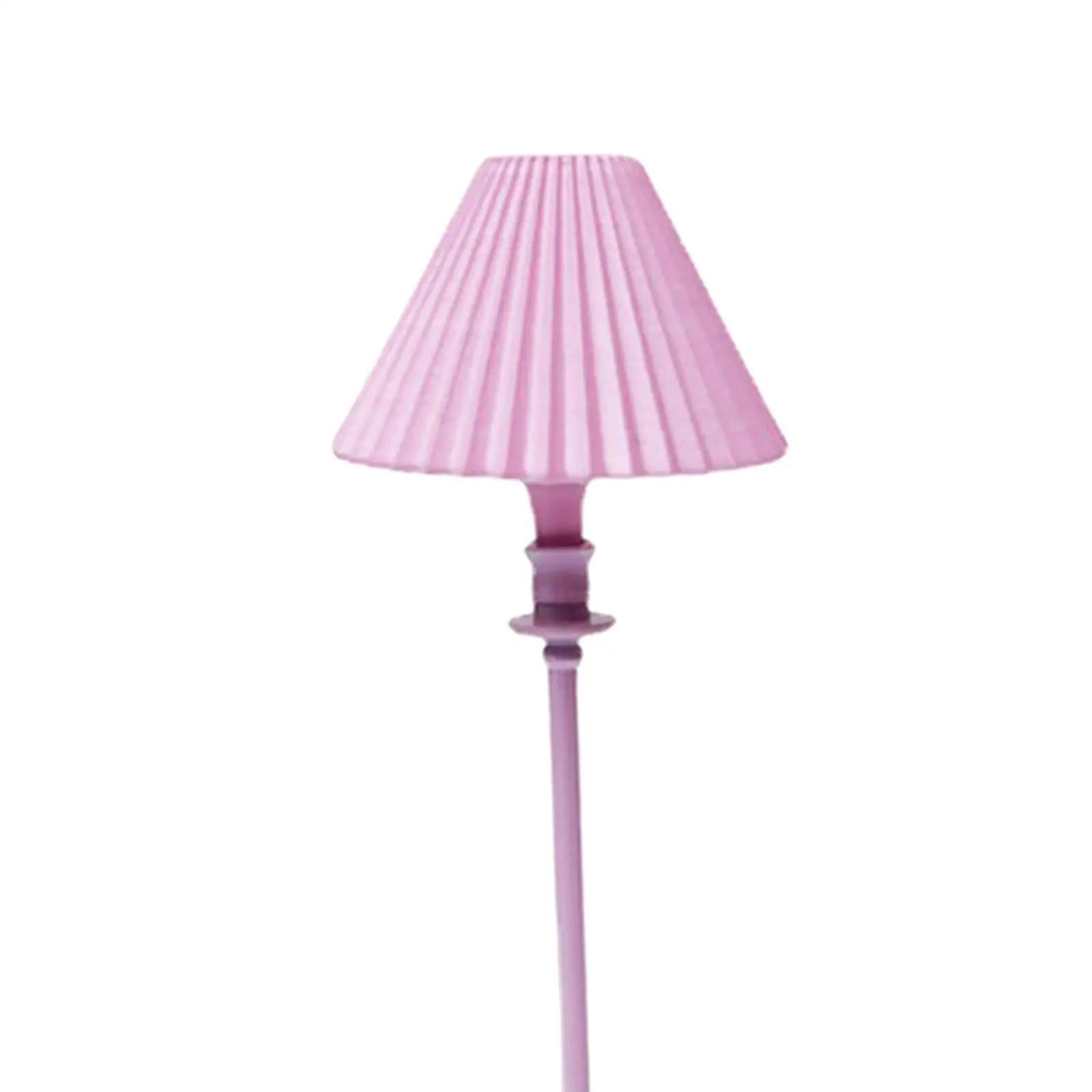 Floor Lamp for Dolls House, Dollhouse Decor, Jardim Acessórios, 1:12