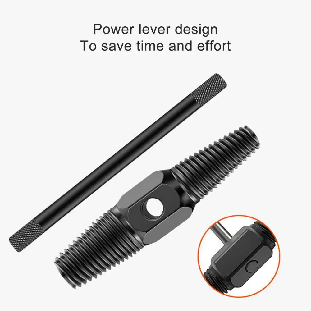 

Bolt Remover Double-Head Alloy Steel Easy Out Broken Bolt Remover Damaged Bolt Extractor Screw Extractor 2Pcs/Set