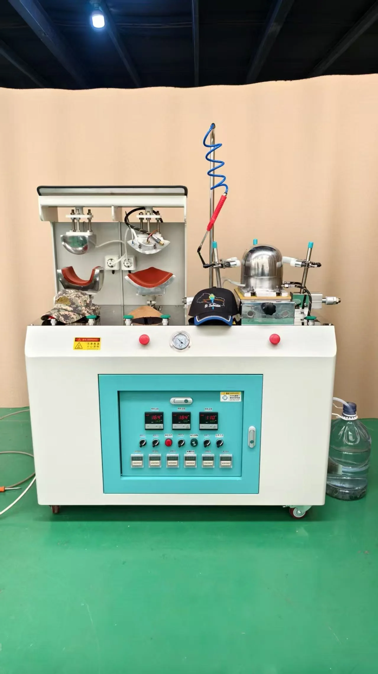-For Automatic Engine-Powered Multi-Voltage 7500W Combined Cap & Hat Ironing Machine&