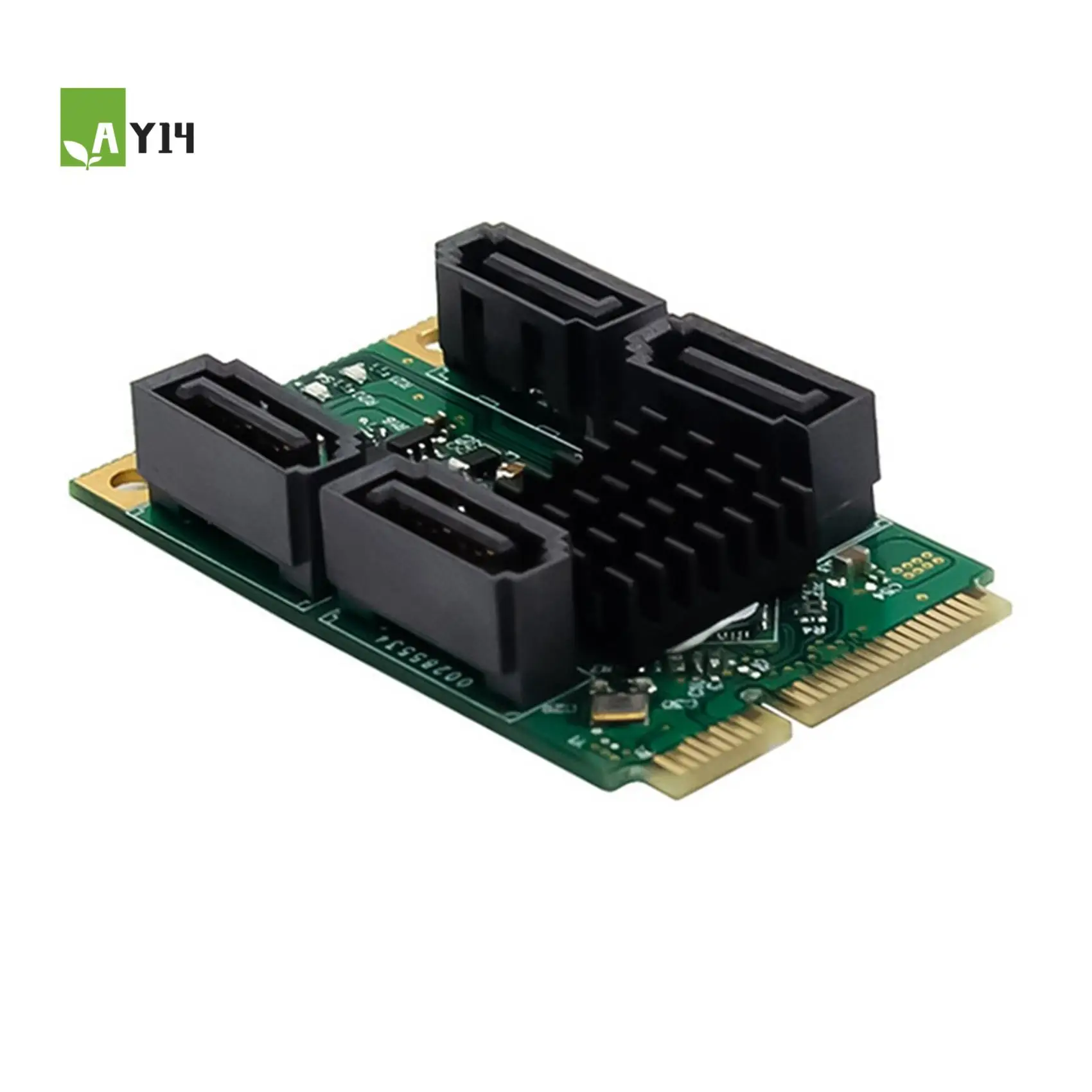 

AY14 -Pcie To 4 Ports SATA3.0 6Gbps Hard Disk Adapter Card Mini PCI Express To SATA 3.1 Controller Expansion Card