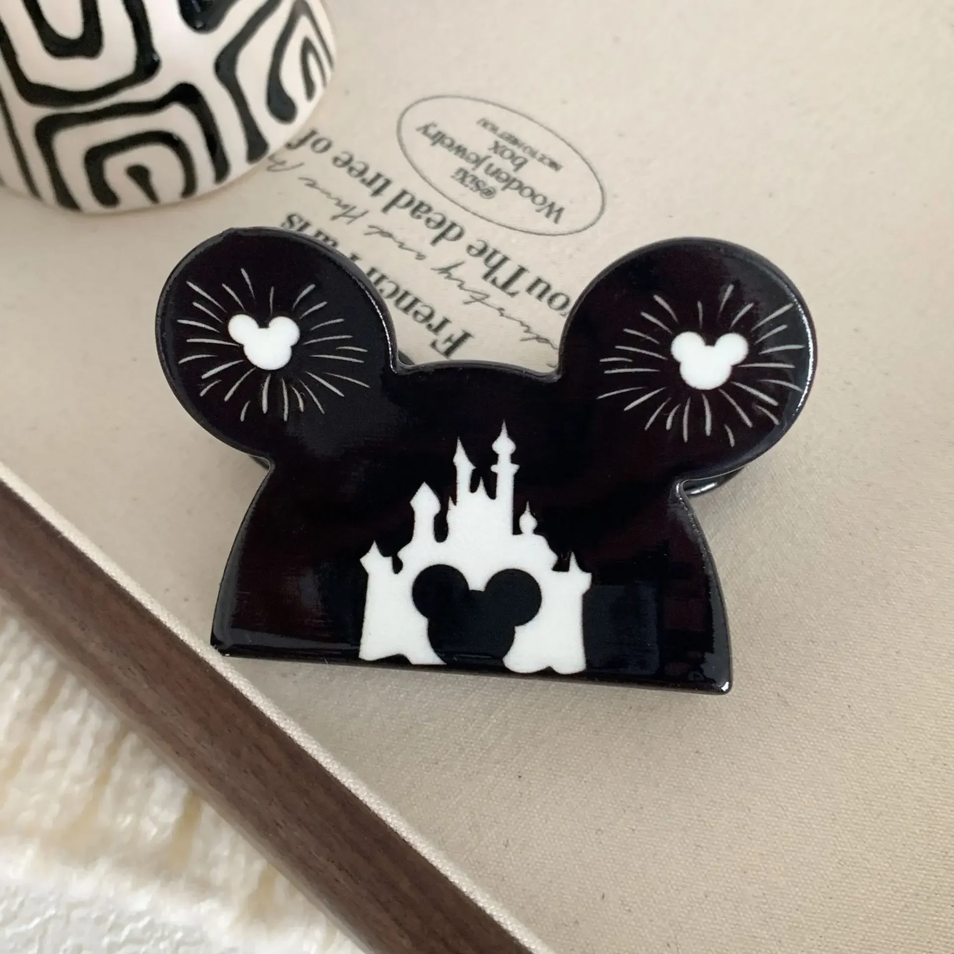 YHJ Cartoon Mickey Haarklammern, niedliche Clips für Mädchen, Haarfang, Prinzessin, Krabbenhaie, Klaue, Clip, modischer Haarschmuck für Frauen