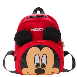 Disney Bag Mickey Mouse Children's Backpack Cartoon Cute Boys and Girls Backpack Lightweight Kindergarten Schoolbag Kids Gift