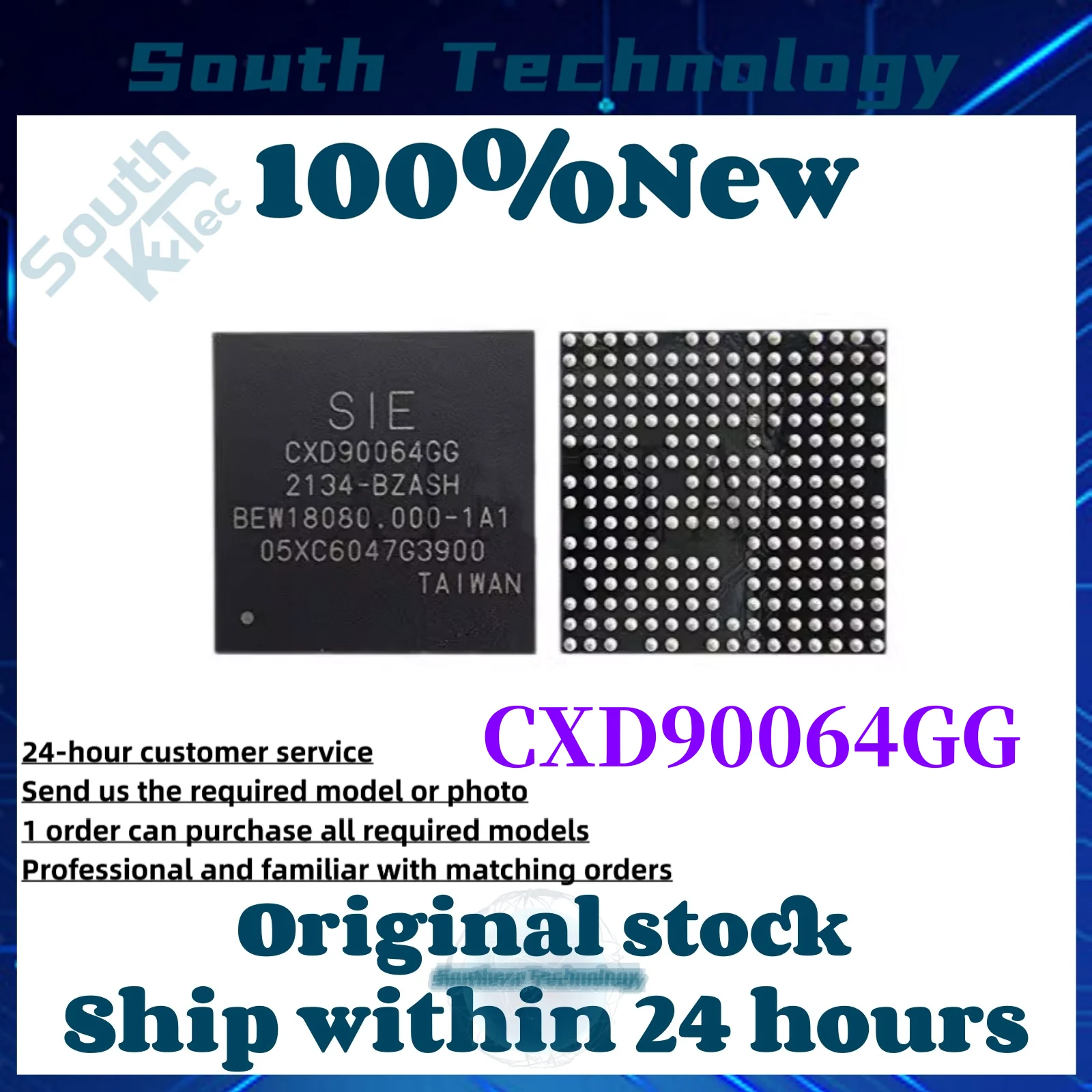 1pcs/lot New Original CXD90064GG PS4 SLIM Thin chip PS4 Pro host built-in Southbridge CXD90064 90064 CXD90064G IC BGA In Stock