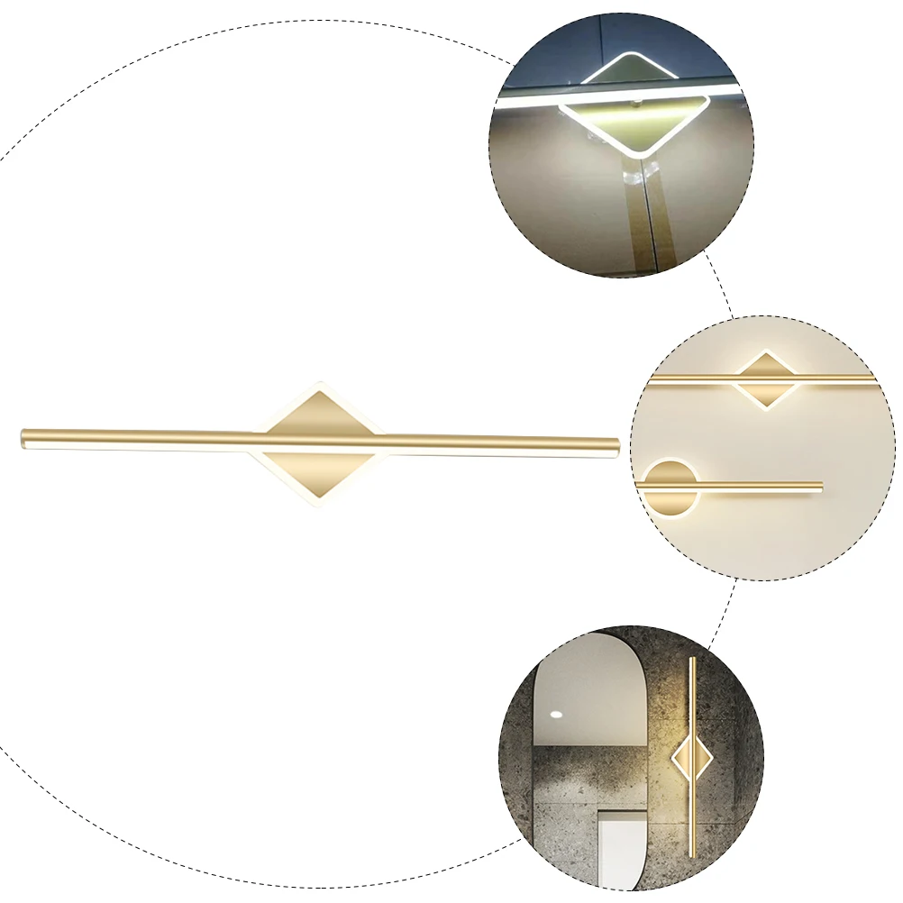 

Simple LED Light Mirror Front Lamp Creative Bathroom Vanity Light Makeup Mirror Wall Lighting Fixture Indoor Wall Lamp
