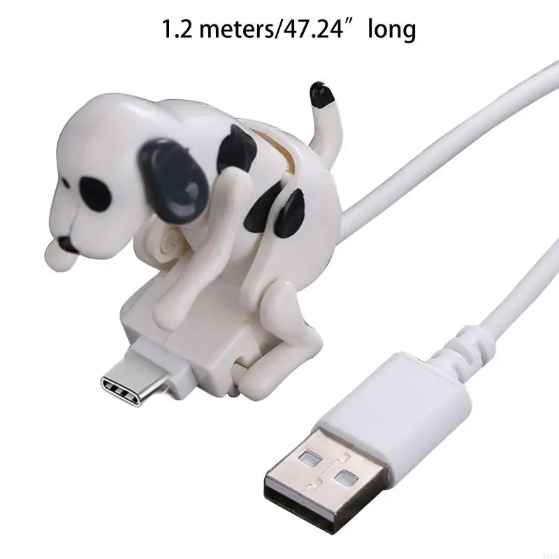 Zabawny dla psa kabel do ładowania telefonu dla ruchomego psa typu C Kabel USB C do szybkiego ładowania z przełącznikiem dotykowym — zdjęcie produktu 6