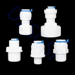 RO Water Straight Pipe Fitting 1/4
