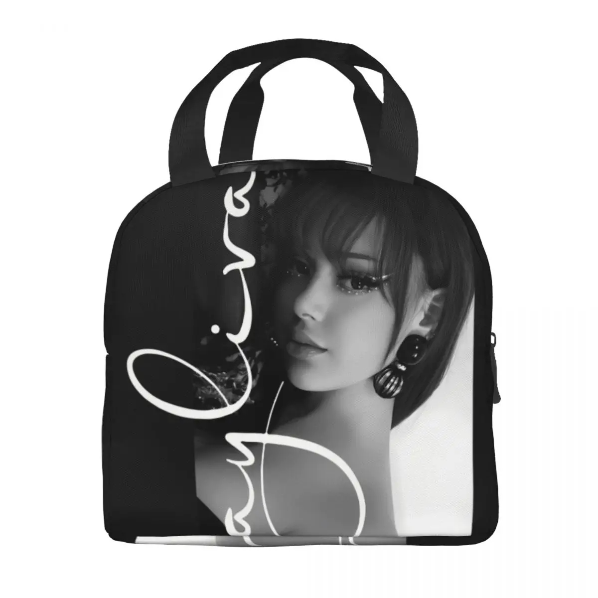 Custom Music Singer Ayliva Insulated Lunch Tote Bag for Women Portable Cooler Thermal Food Lunch Box Kids School Children