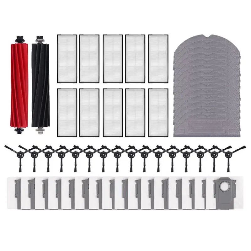 

24-Hour Delivery For Roborock S8 S8+ S8 Pro Ultra Robor Vacuums Spare Parts Main Side Brush HEPA Filter Mop Cloths Replacement P