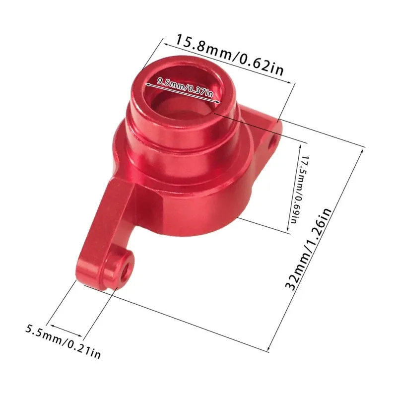 Best-For WL 1/14 RC Car 144016 144018 Spare Parts Metal Upgrade Rear Wheel Cup Bearings