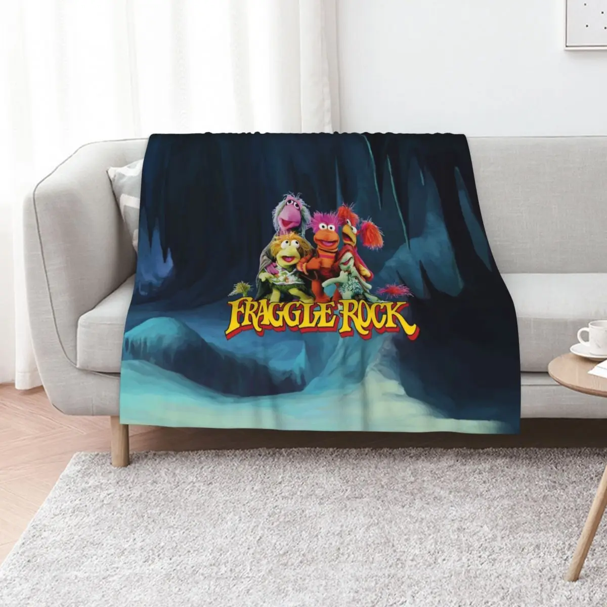 

Fraggle Rock - Characters cave Throw Blanket for babies bed plaid halloween blankets and throws Blankets