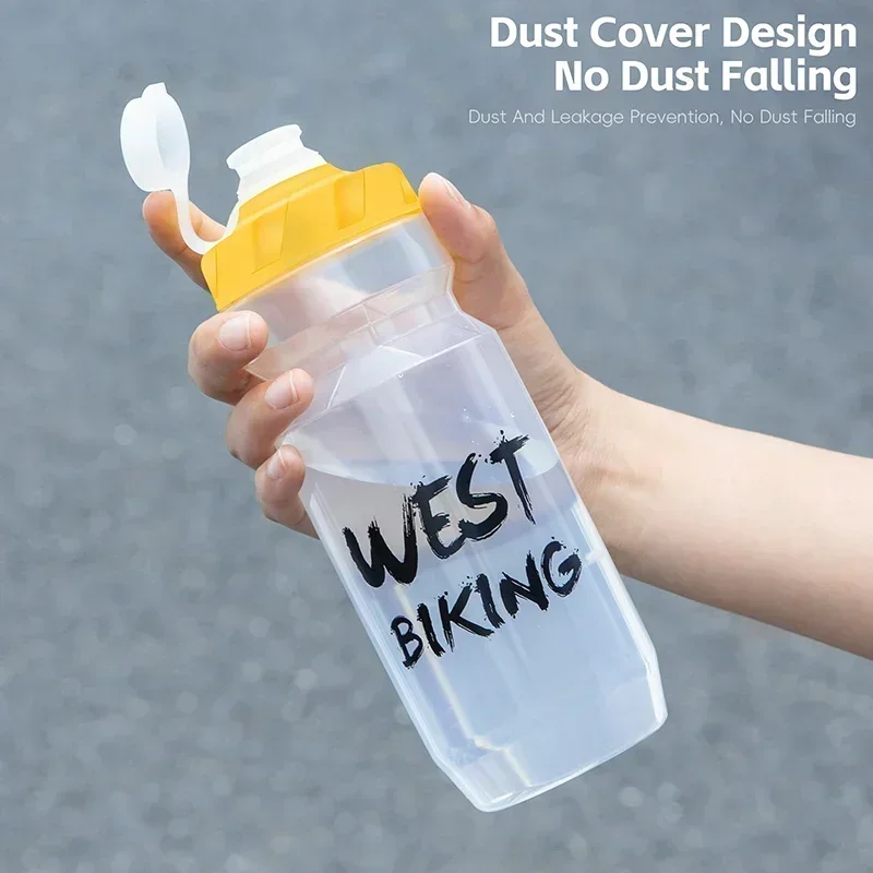 WEST BIKING 610/710ML Cycling Water Bottle Outdoor Sport Portable Kettle Squeeze Out Water MTB Road Bike Soft Bottle 6 Colors