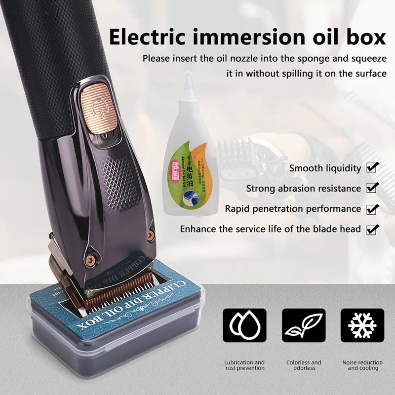 

2Pcs Prevention Lubricating Oil For Hair Clipper Blade Oil Blade Boxs Rust Anti-Rust Protection Repair For Electric Shaver Tools