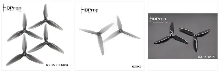 2 pairs HQ HQPROP HQProp Propeller 6 / 7 inch 152mm/ 178mm 6X4 6X3 7X4.5 7X5 lots types 2 /3/4-Blades CCW CW fit many RC drones