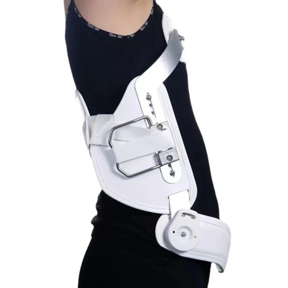 Adjustable Spinal Hyperextension Fixator A Scoliosis Fixation Support Hunchback Fixation Thoracolumbar Fracture Support White