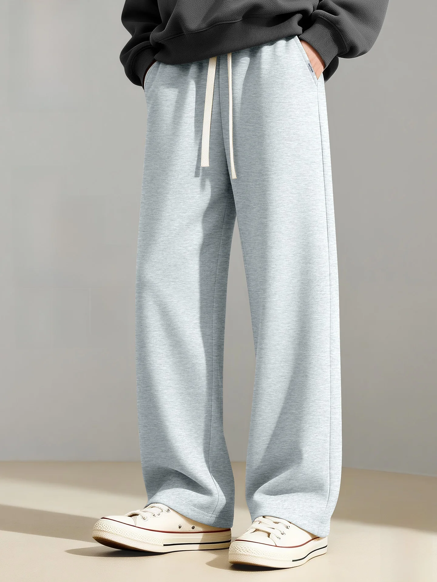 

Loose Feelings Straight Leg Men's Sweatpants Spring 2026 Casual Trousers for Teenagers And Students