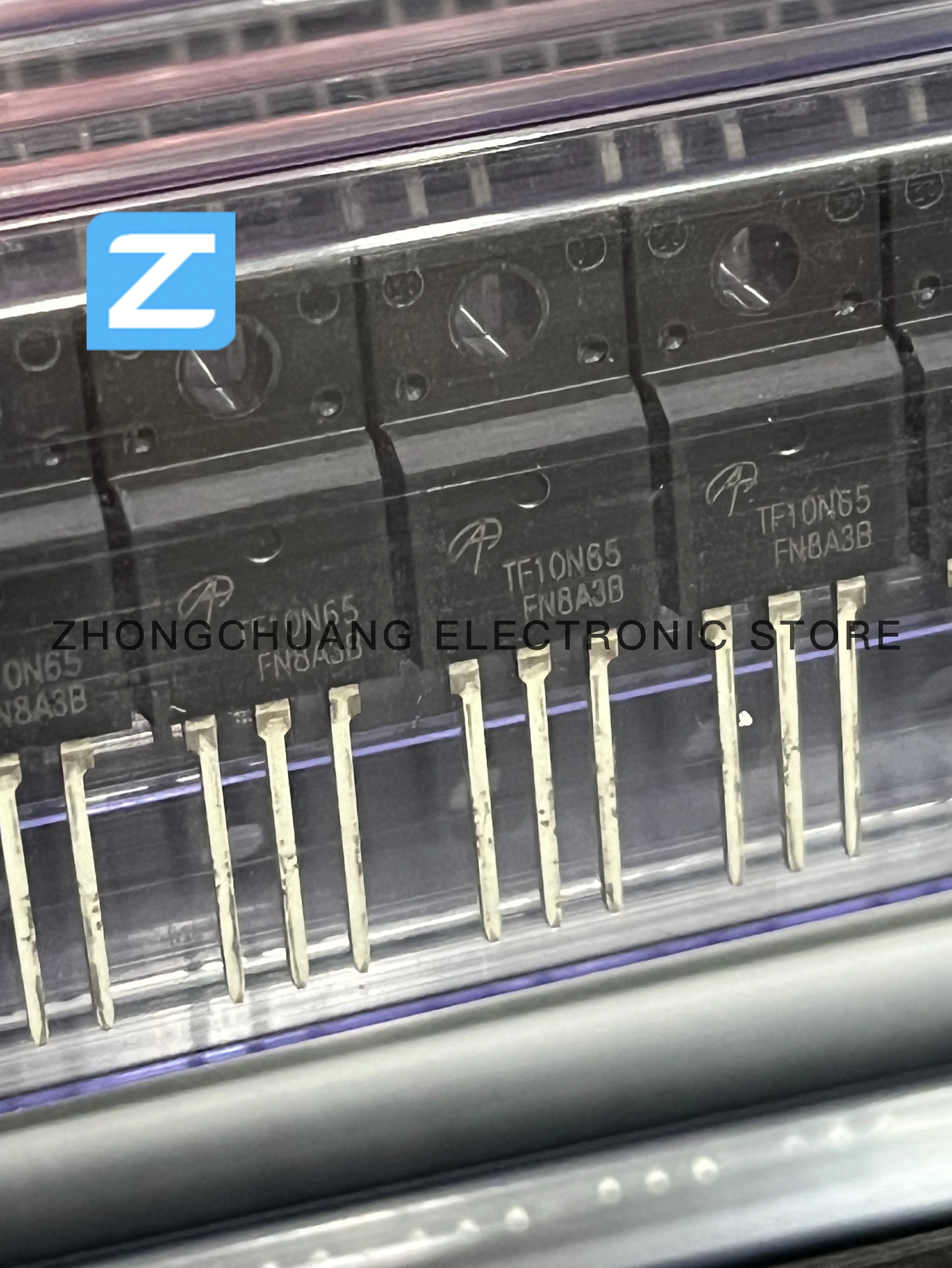 

1-50PCS AOTF10N65 TF10N65 TO-220F 650V 10A MOS new original