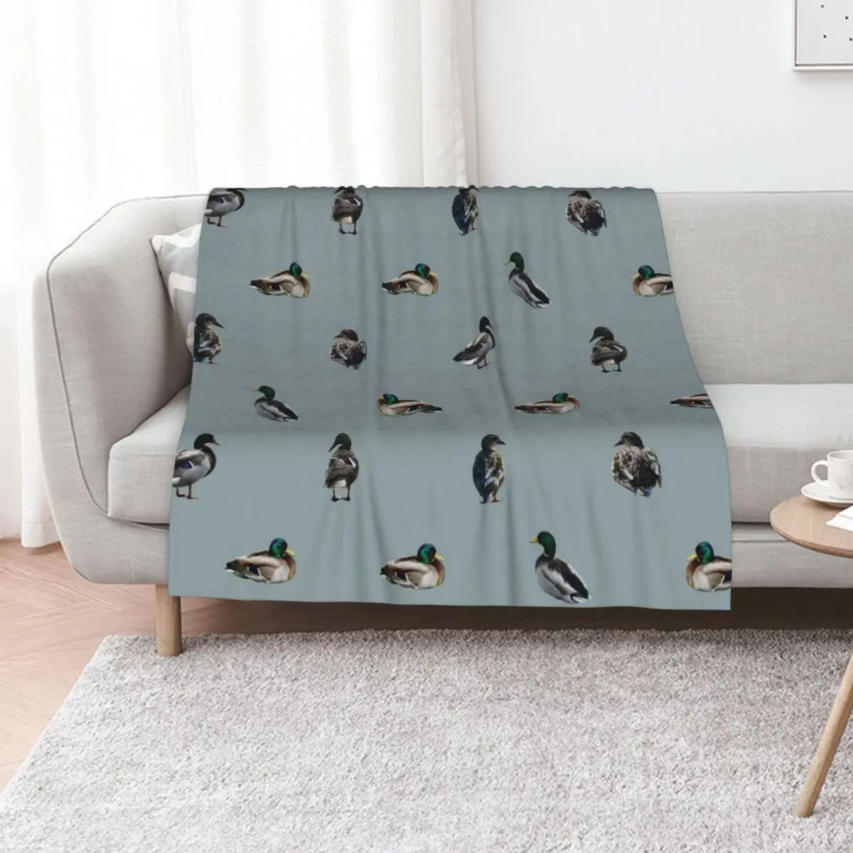 

Mallard Duck Pattern Print Throw Blanket anime Softest Single Thins Blankets