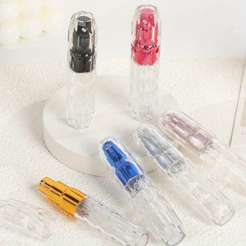 Mini botella pulverizadora de Perfume recargable portátil, pulverizador de tamaño de viaje, artículos esenciales de viaje, organizador de viaje, playa, verano, regreso a la escuela